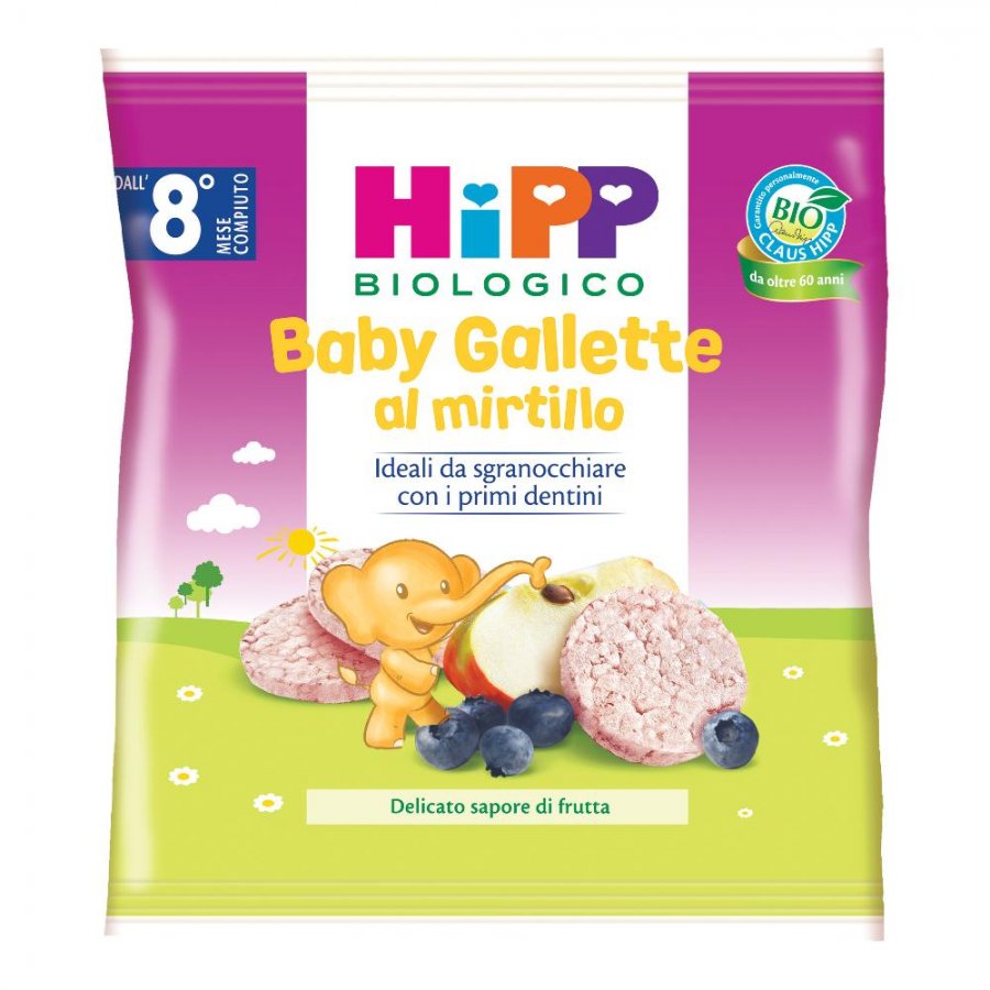 HIPP BIO BABY GALLETTE MIRT30G