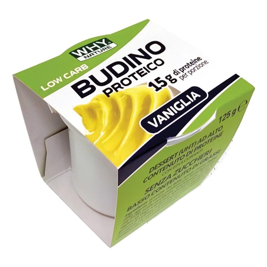 BUDINO PROTEICO WHY VANIGLIA 125G