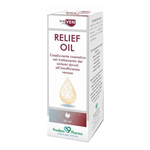 Waven Relief Oil Coadiuvante Cosmetico 30ml - Sollievo Naturale per Insufficienza Venosa