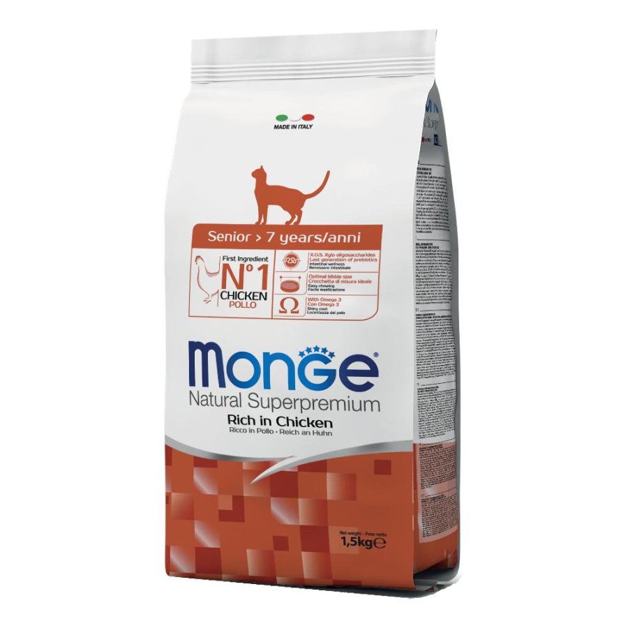 MONGE GATTO SENIOR POLLO 1,5KG