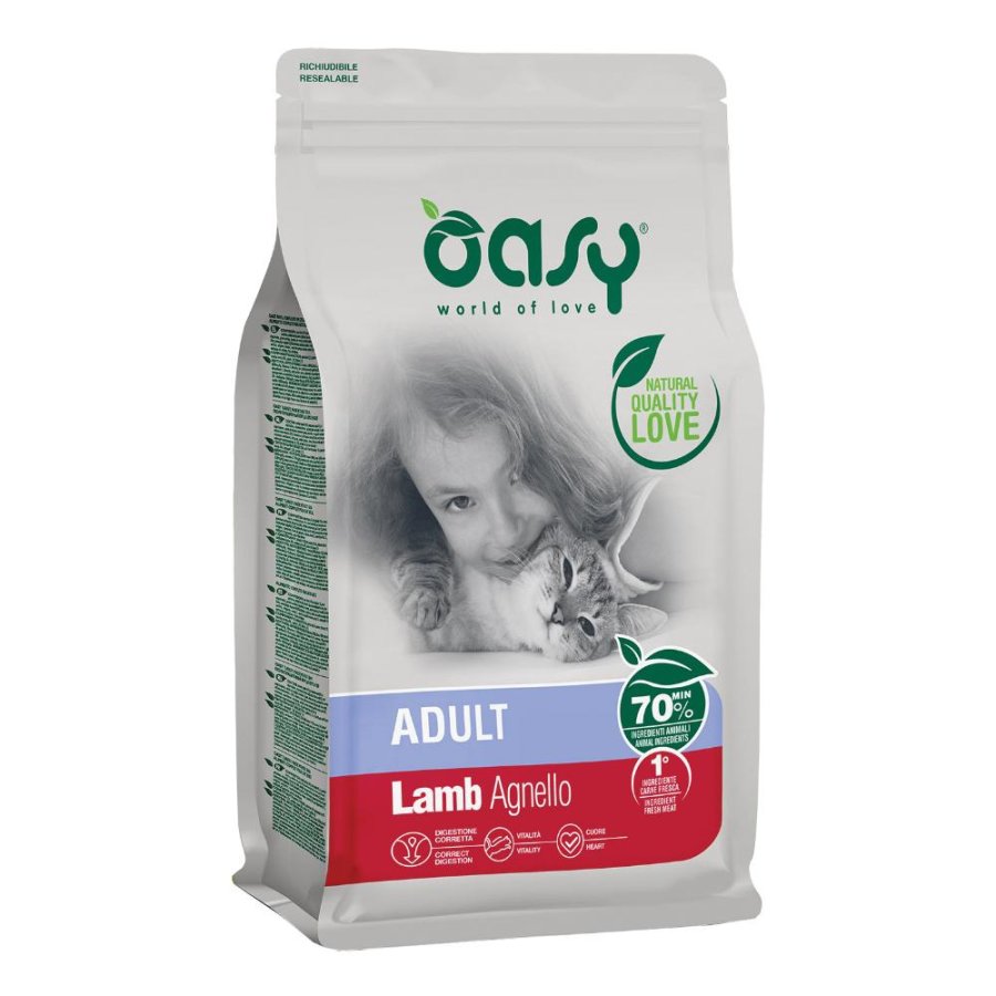 OASY GATTO ADULT AGNELLO 1,5KG