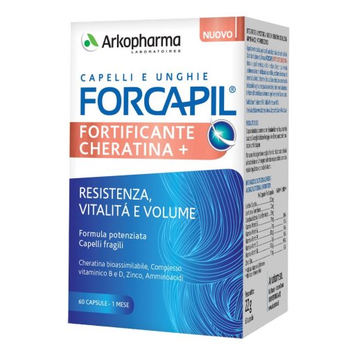 Forcapil - Fortificante Cheratina 60 Compresse: Integratore per Capelli Forti e Sani