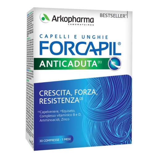 Forcapil - Anti Caduta 30 Compresse: Integratore per Capelli Sani