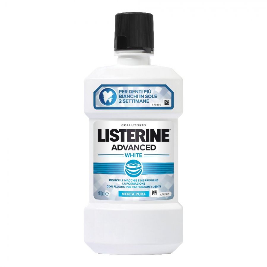Listerine - Advanced White Collutorio Gusto Delicato 500 ml