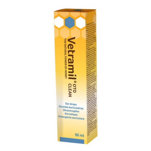 Vetramil Oto Clean 50ml - Soluzione per la Pulizia dell'Orecchio - Cani e Gatti