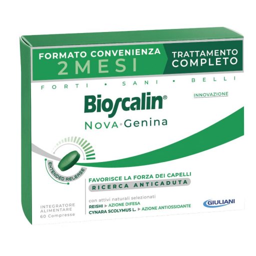 Bioscalin Nova Genina 60 Compresse - Integratore per Capelli Sani e Forti
