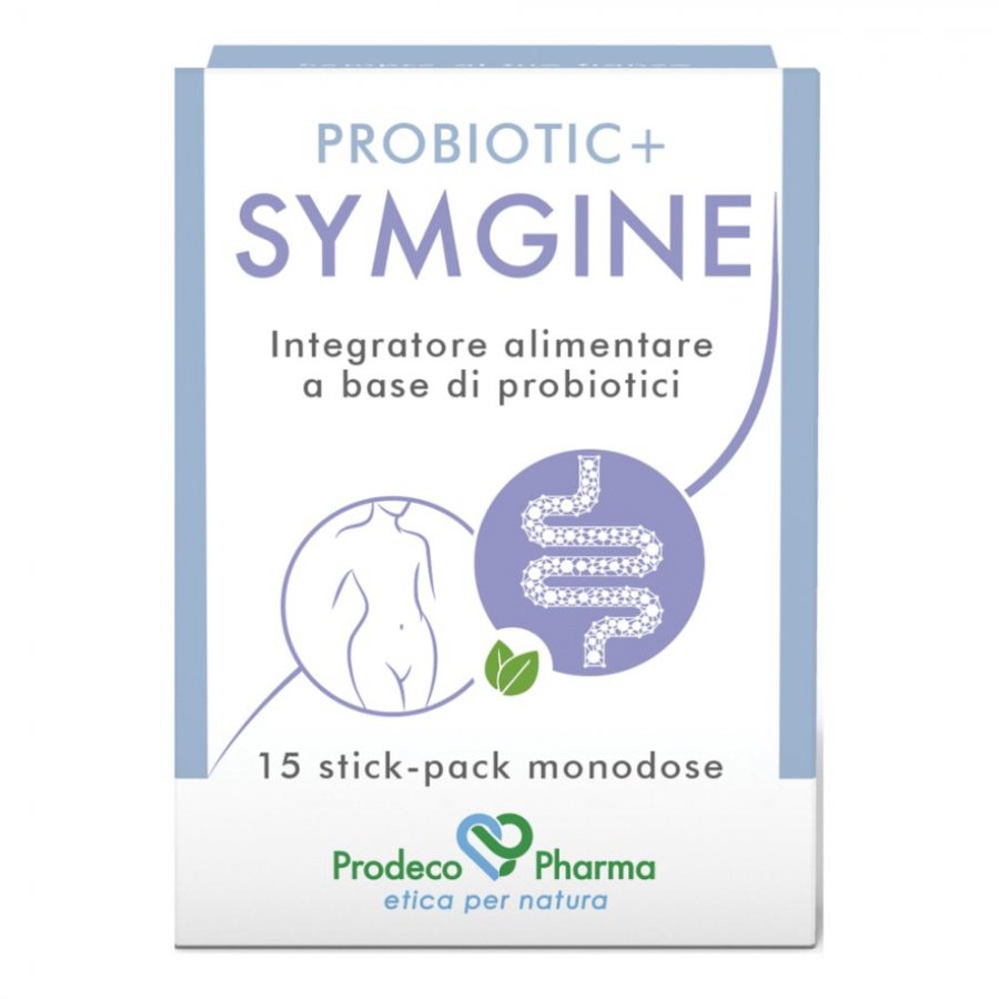 Gse Probiotic+ Symgine 15 Stick Pack - Integratore Probiotico Vegan Senza Glutine