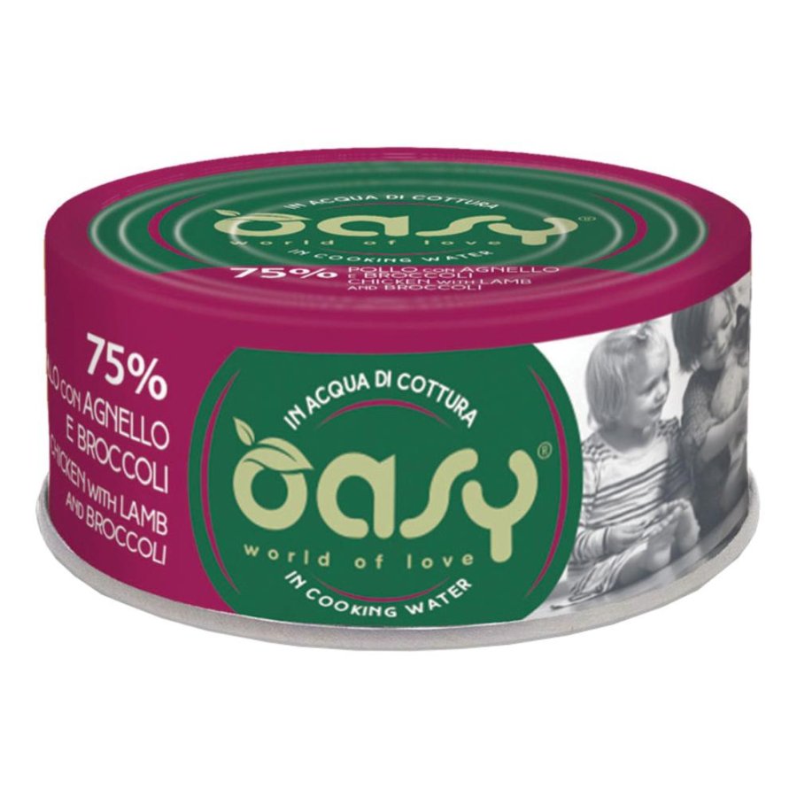 OASY GATTO MORE LOVE POLLO AGNELLO BROCCOLI 70GR (lattina)