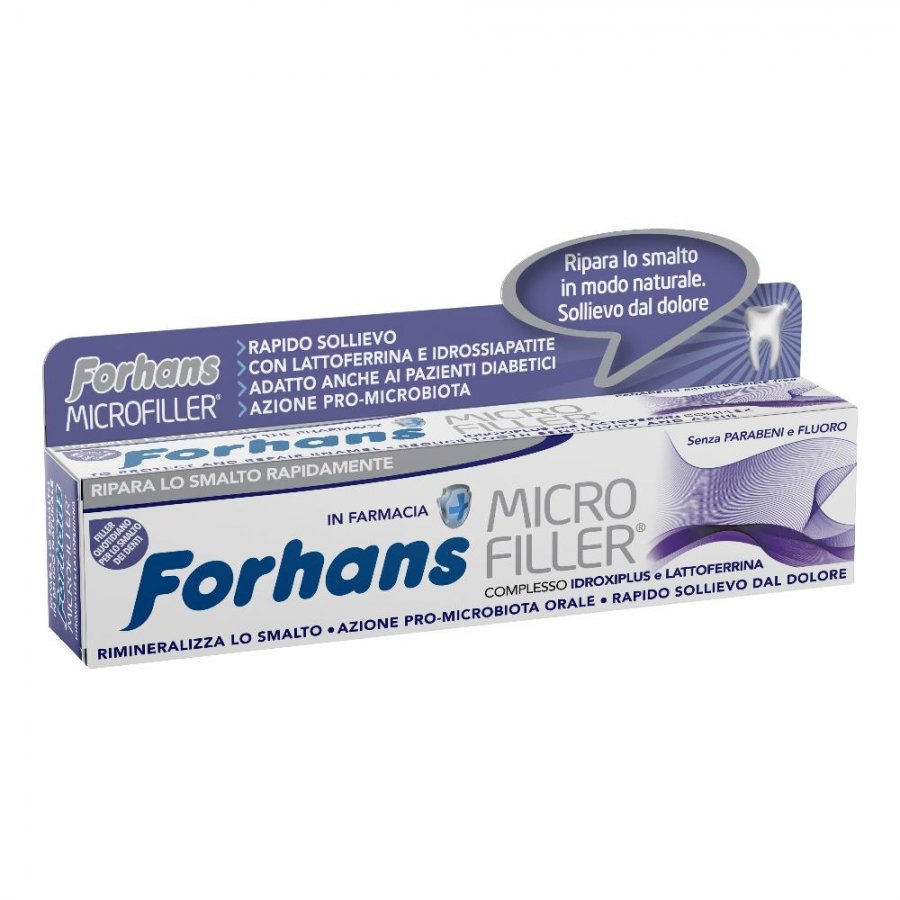 Forhans - Dentifricio Microfiller Protezione Smalto 75 ml