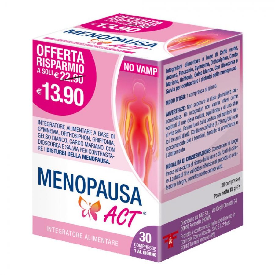 Menopausa Act - 30 Compresse