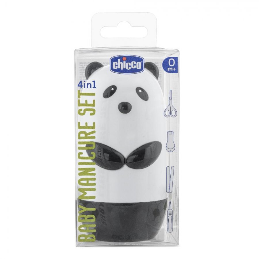 Chicco Set Manicure Rigido Panda - Kit Manicure per Bambini