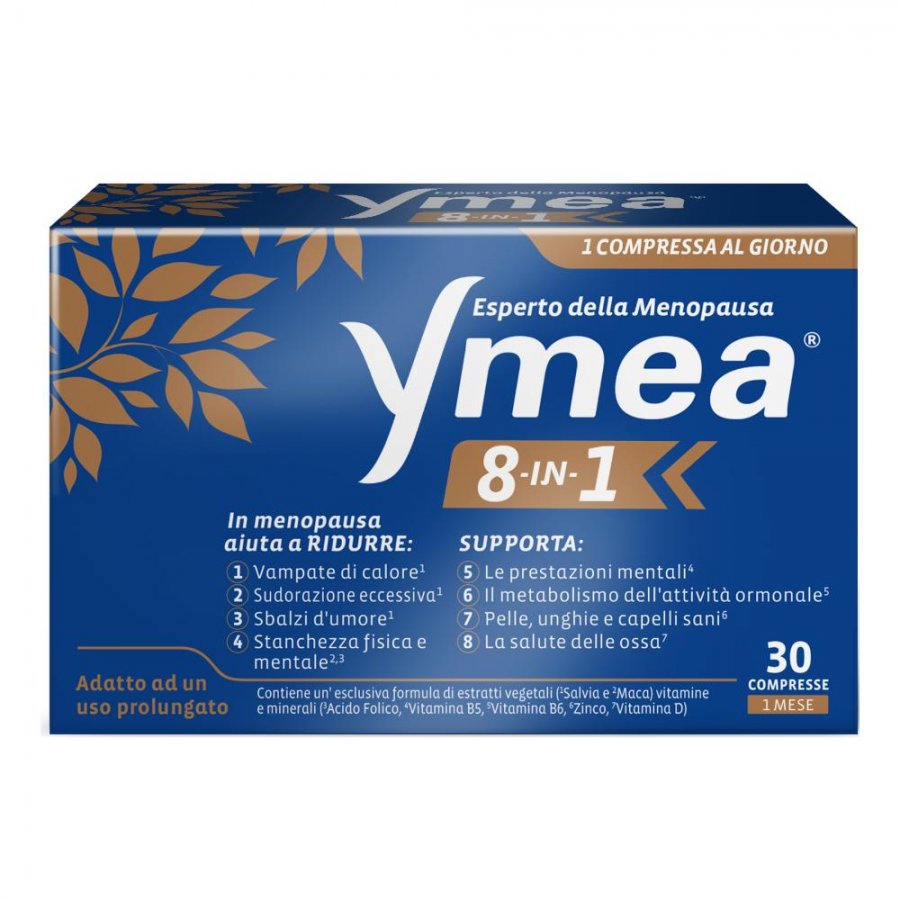 Ymea - 8 In 1 30 Compresse - Integratore Completo per il Benessere Femminile