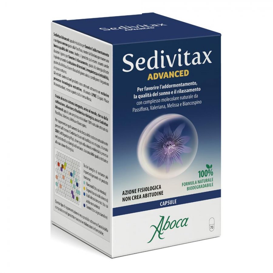  Aboca - Sedivitax Advanced Confezione 70 Capsule