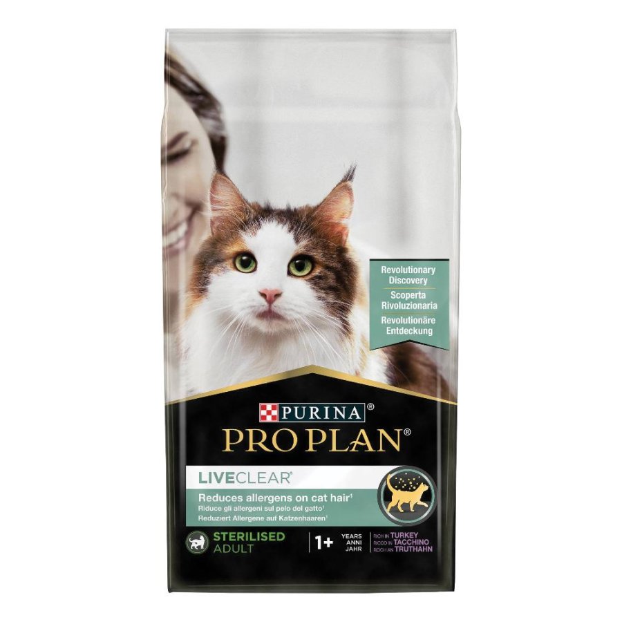 NESTLE' PURINA PRO PLAN GATTO LIVE CLEAR STERILISED ADULT TACCHINO 1,4KG