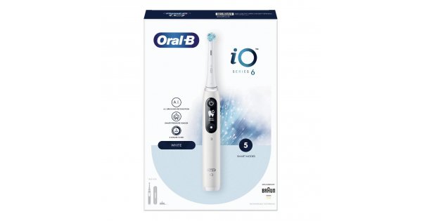 Oral-B iO™ 6 Bianco – Spazzolino Elettrico Intelligente con