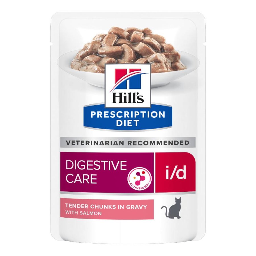 HILL'S GATTO DIET I/D DIGESTIVE CARE GRAVY (IN SALSA) BIOME SALMONE 85GR (bustina)