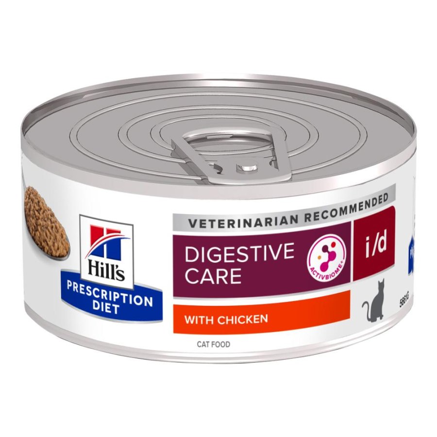 HILL'S GATTO DIET I/D DIGESTIVE CARE BIOME POLLO 156GR (lattina)