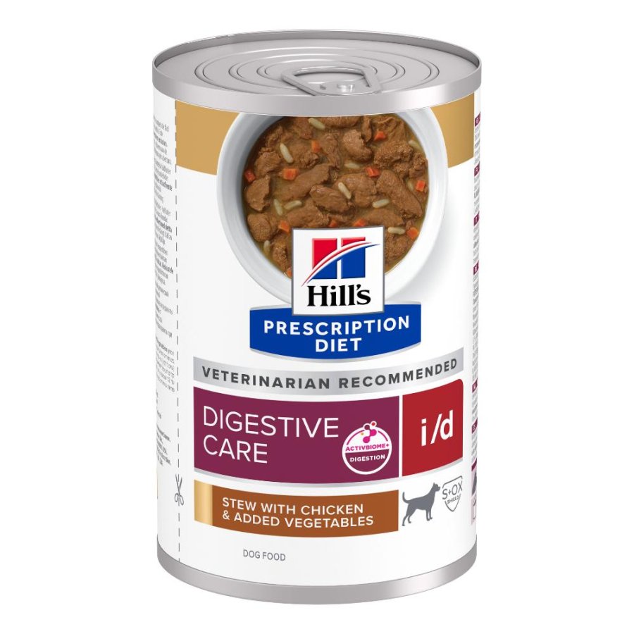HILL'S CANE DIET I/D DIGESTIVE CARE POLLO VERDURE 354GR (lattina)