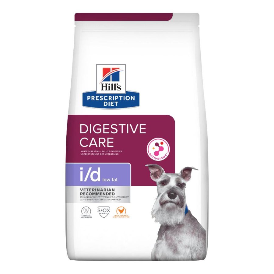 HILL'S CANE DIET I/D DIGESTIVE CARE LOW FAT BIOME POLLO 1,5KG