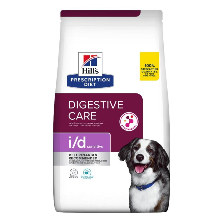HILL'S CANE DIET I/D DIGESTIVE CARE SENSITIVE BIOME UOVA RISO 1,5KG