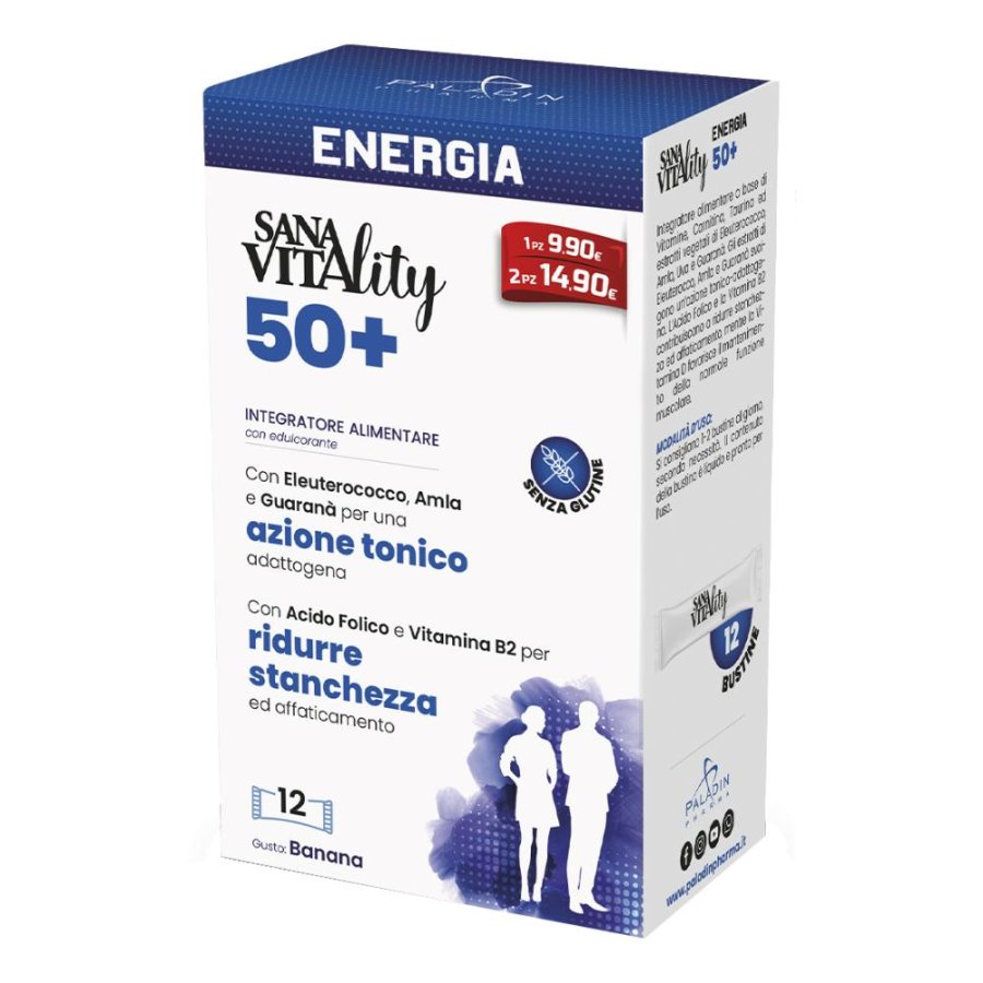 Sanavitality Energia 50+ 12stk Sanavitality Energia 50+ 12stk