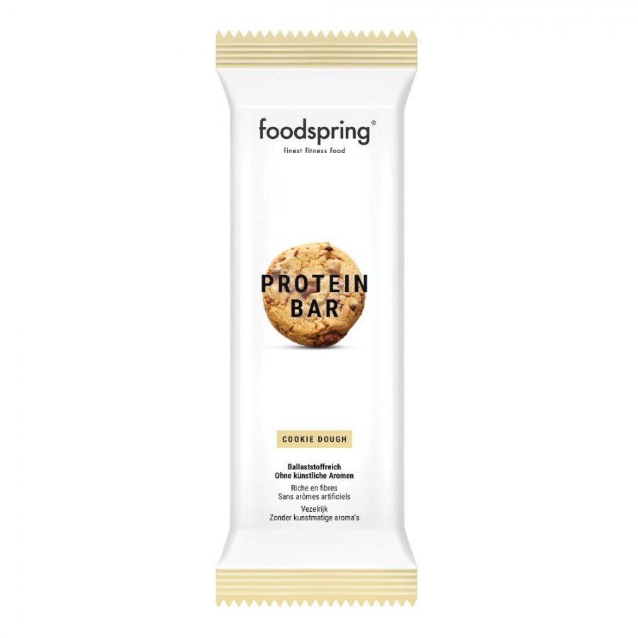 Foodspring Protein Bar 60g Gusto Cookie Dough - La Tua Energia Proteica e Gusto Straordinario