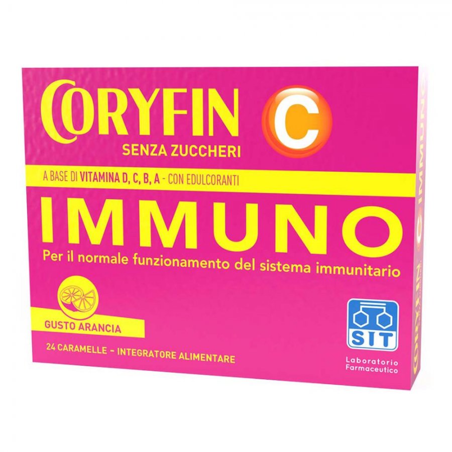 Coryfin C Immuno - Riduzione della stanchezza 24 caramelle
