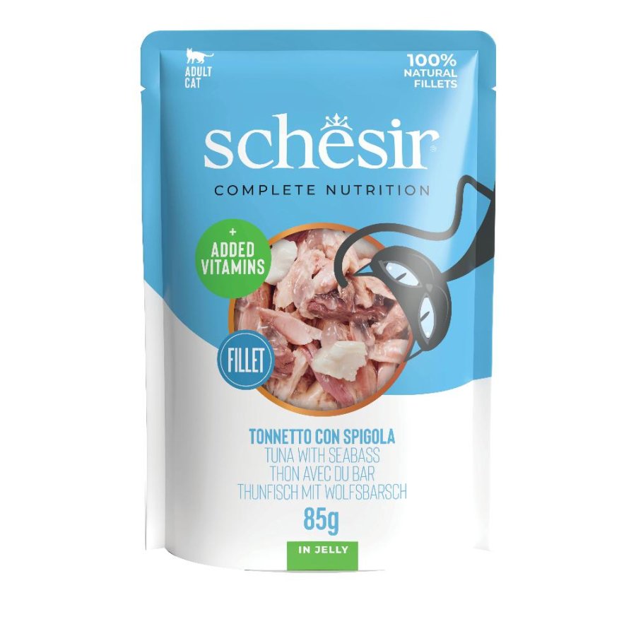 SCHESIR GATTO JELLY ADULT TONNETTO SPIGOLA 85GR (bustina)