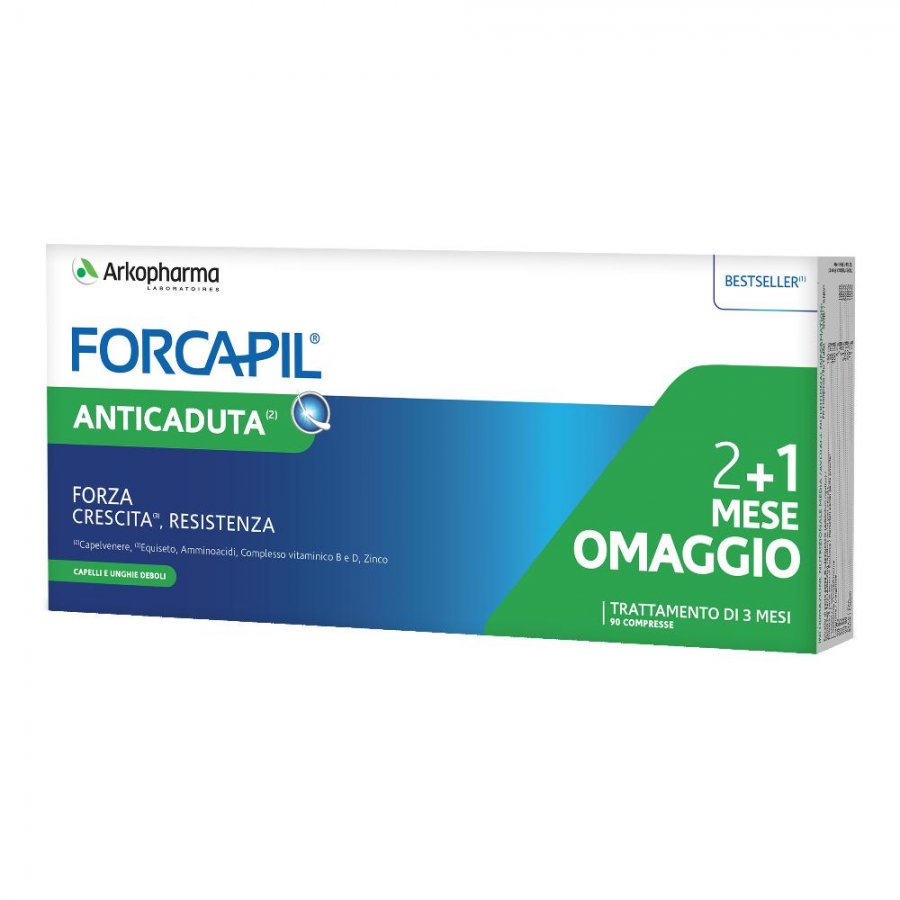 Forcapil Pack Anticaduta 3x30 Compresse - Trattamento Capelli Anticaduta