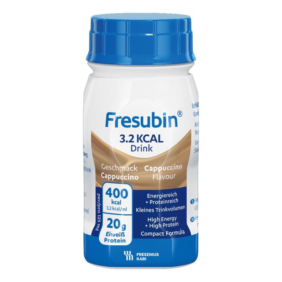 Fresubin 3.2 kcal Drink cappuccino, 4 x 125 ml 