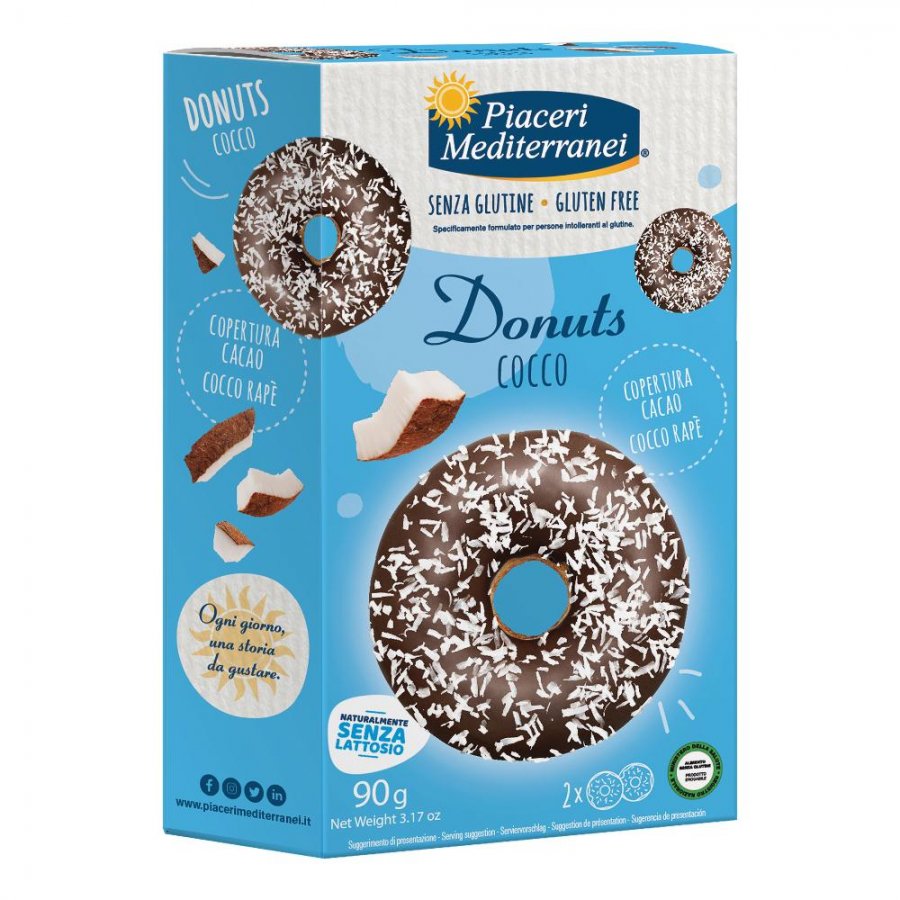 PIACERI MEDITERRANEI Donuts Cocco 2x45g