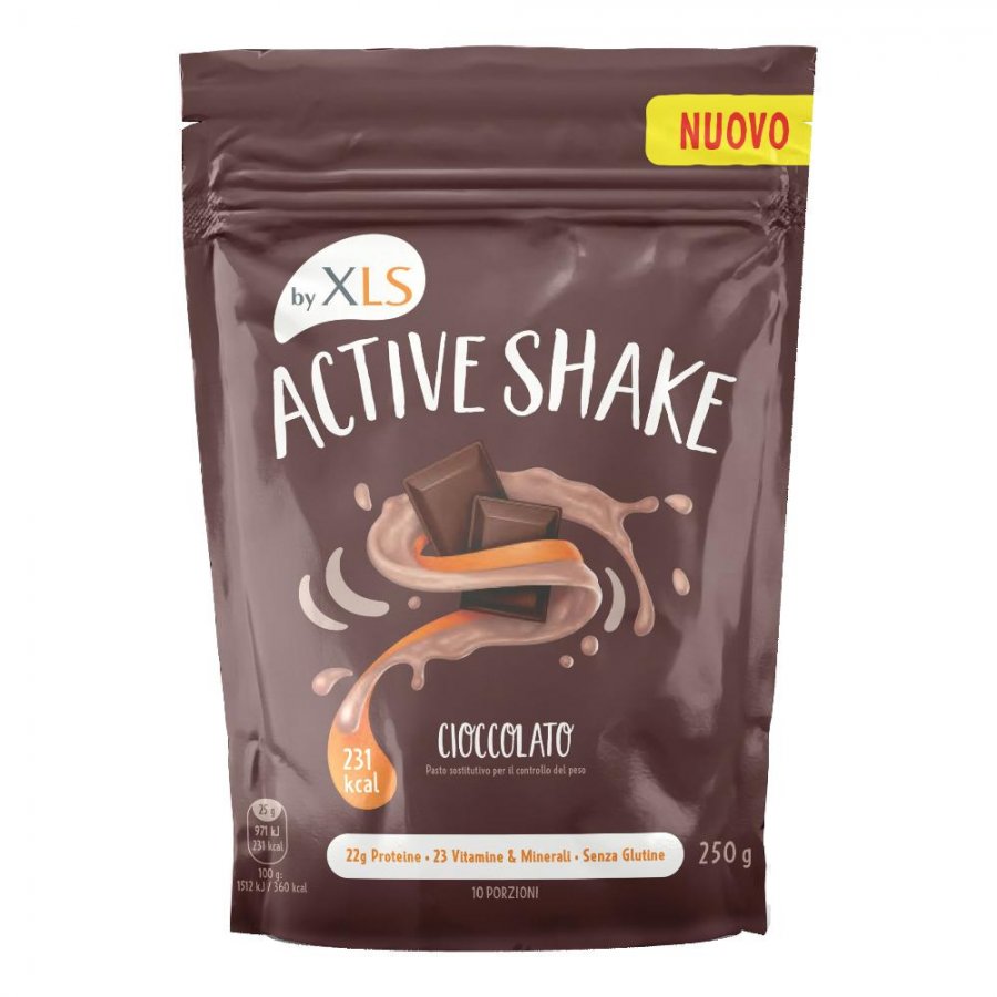 Active Shake By XLS Cioccolato 250g - Integratore Proteico per una Vita Attiva