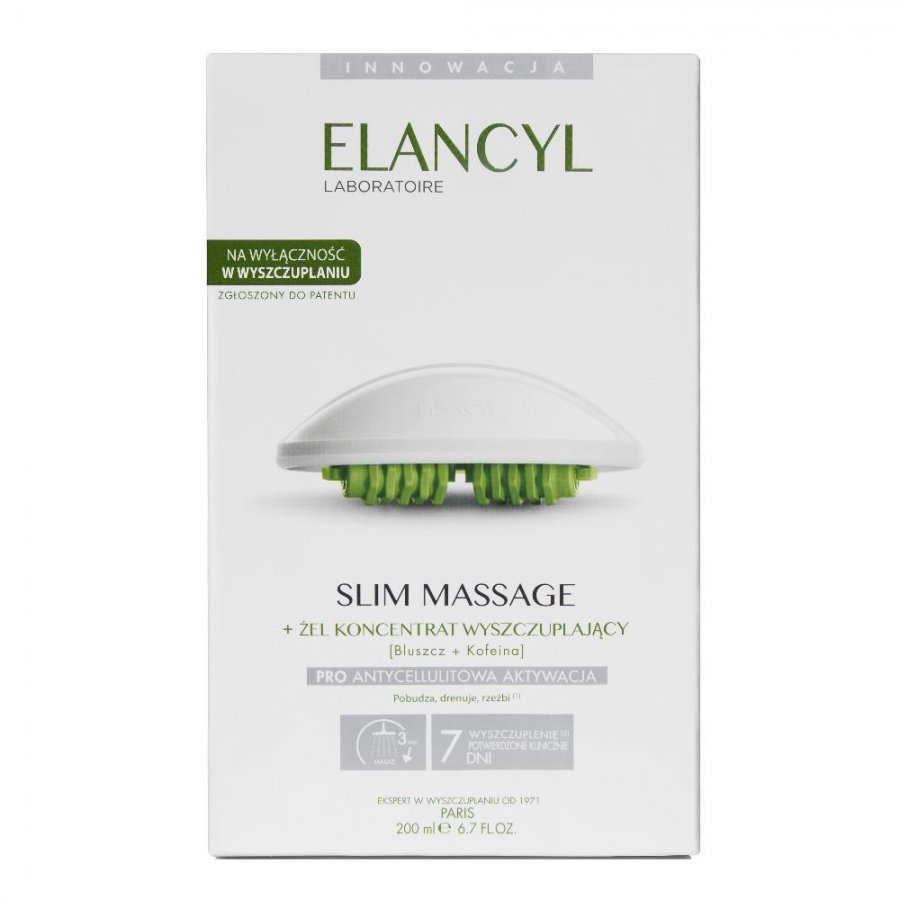 Difa Cooper - Elancyl Slim Massage + Gel Concentrato Anticellulite 200ml - Kit Massaggiatore e Trattamento Intensivo