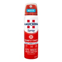 Amuchina Spray Disinfettante Ambienti/Oggetti/Tessuti 100ml - Igiene Sicura per la Tua Casa