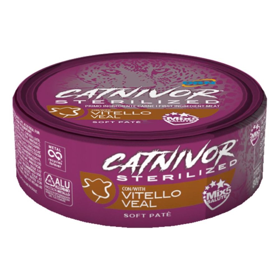 NEXTMUNE DRN CATNIVOR GATTO STERILIZED PATE' VITELLO 80GR (lattina)