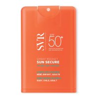 SVR Sun Secure Spray Pocket SPF50+, 20ml – Protezione Solare Alta, Tascabile e Resistente