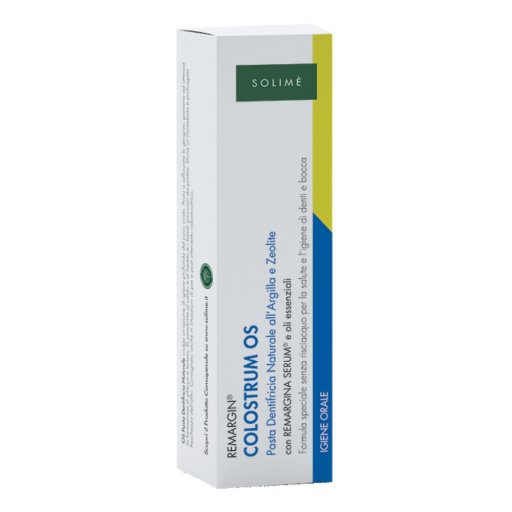 Remargin Colostrum Os Dentifricio 75ml - Pasta dentifricia naturale all'Argilla e Zeolite
