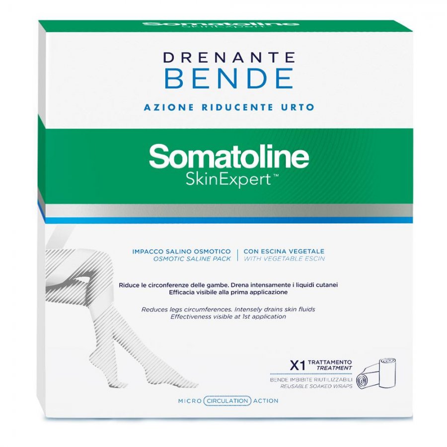 Somatoline Skin Expert Corpo Bende Snellenti Drenanti Starter 1 Kit