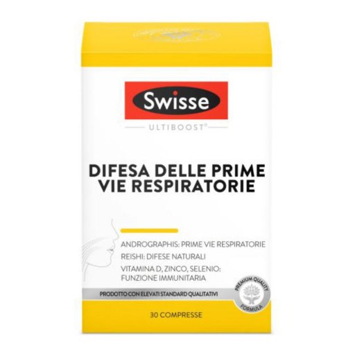 Swisse - Difesa Delle Prime Vie Respiratorie 30 Compresse | Integratore per il Benessere Respiratorio