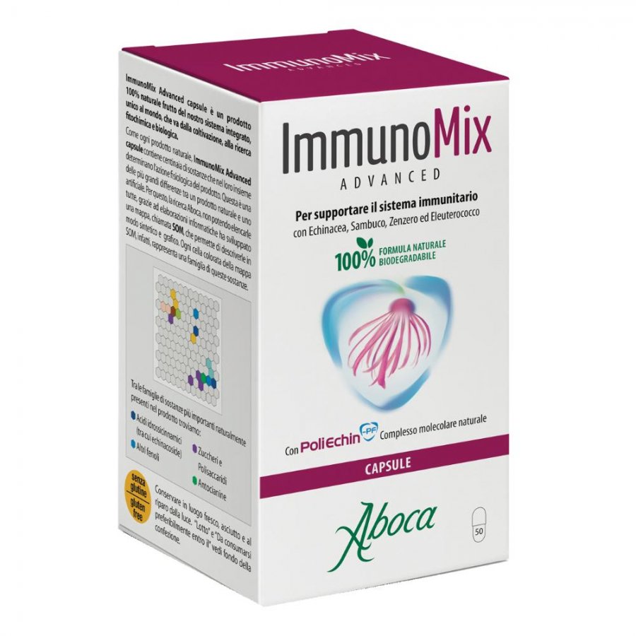 Aboca - ImmunoMix Advanced Capsule - Flacone da 25 g (50 capsule da 500 mg)