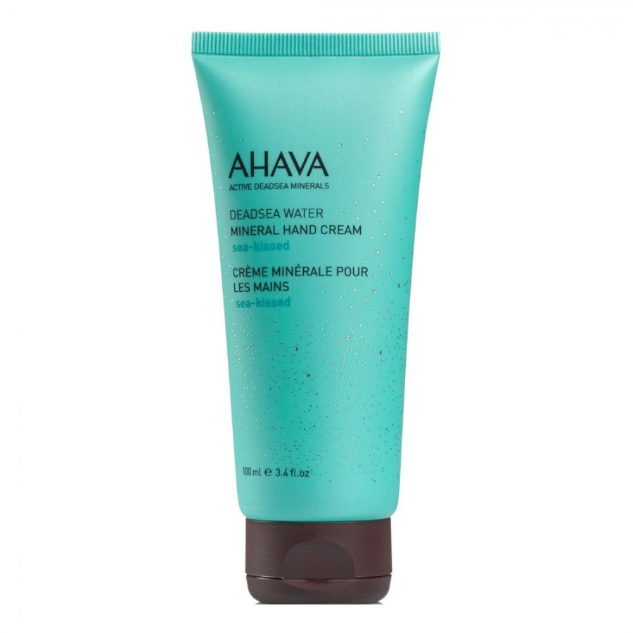 Ahava Mineral Crema Mani Sea Kissed 100ml - Crema Idratante Mani con Profumo di Mare, Lenitiva e Nutriente