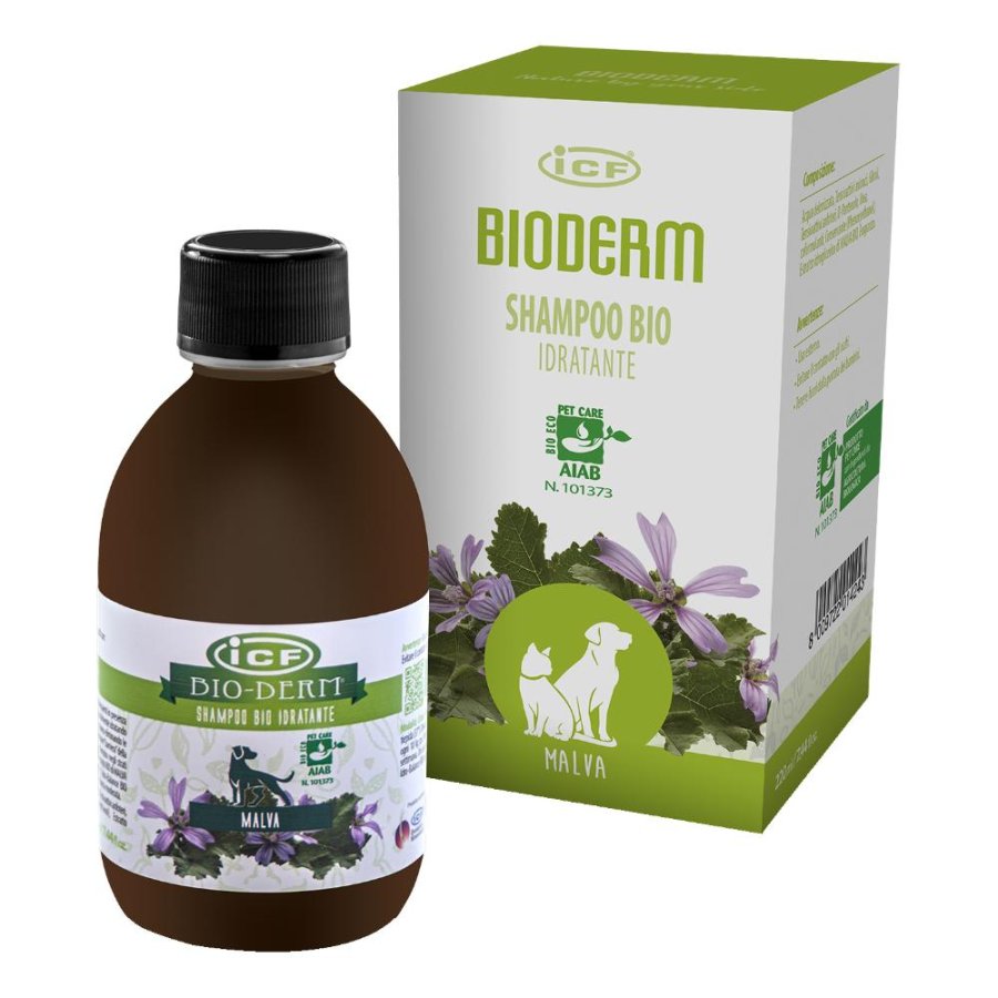 BIODERM SHAMPOO CANE/GATTO BIO IDRATANTE FLACONE 220ML - ICF