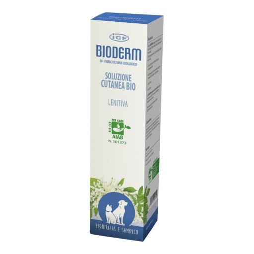 Bioderm Soluzione Cutanea Bio 200ml - Cura della Pelle per Cani e Gatti