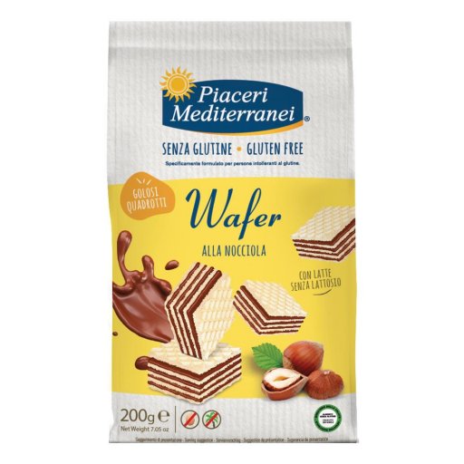 PIACERI MEDITERRANEI Wafer Nocciola 200g