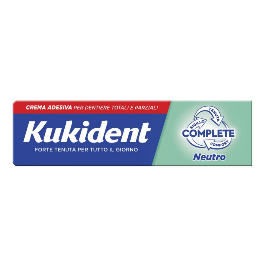 Kukident - Complete Neutro 40g, Colla per Protesi Dentali