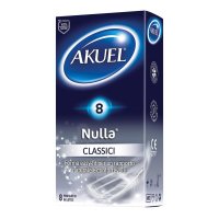 Akuel Nulla Classici 8 Pezzi - Preservativi Classici e Affidabili