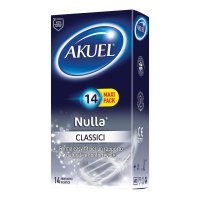 Akuel Nulla Classici 14 Pezzi - Preservativi Classici e Affidabili