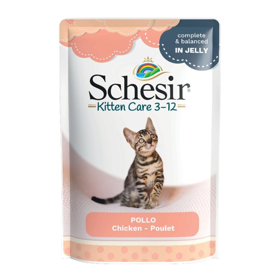 SCHESIR GATTO KITTEN POLLO 85GR (bustina)
