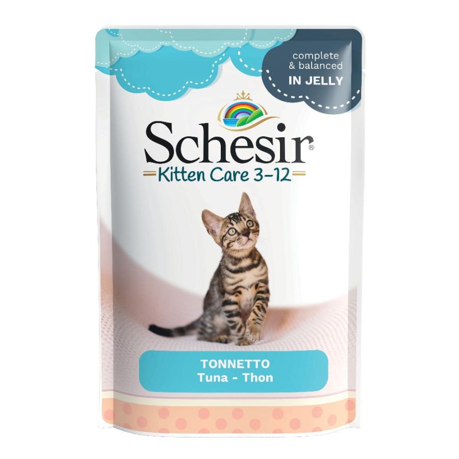 SCHESIR GATTO KITTEN JELLY TONNETTO 85GR (bustina)