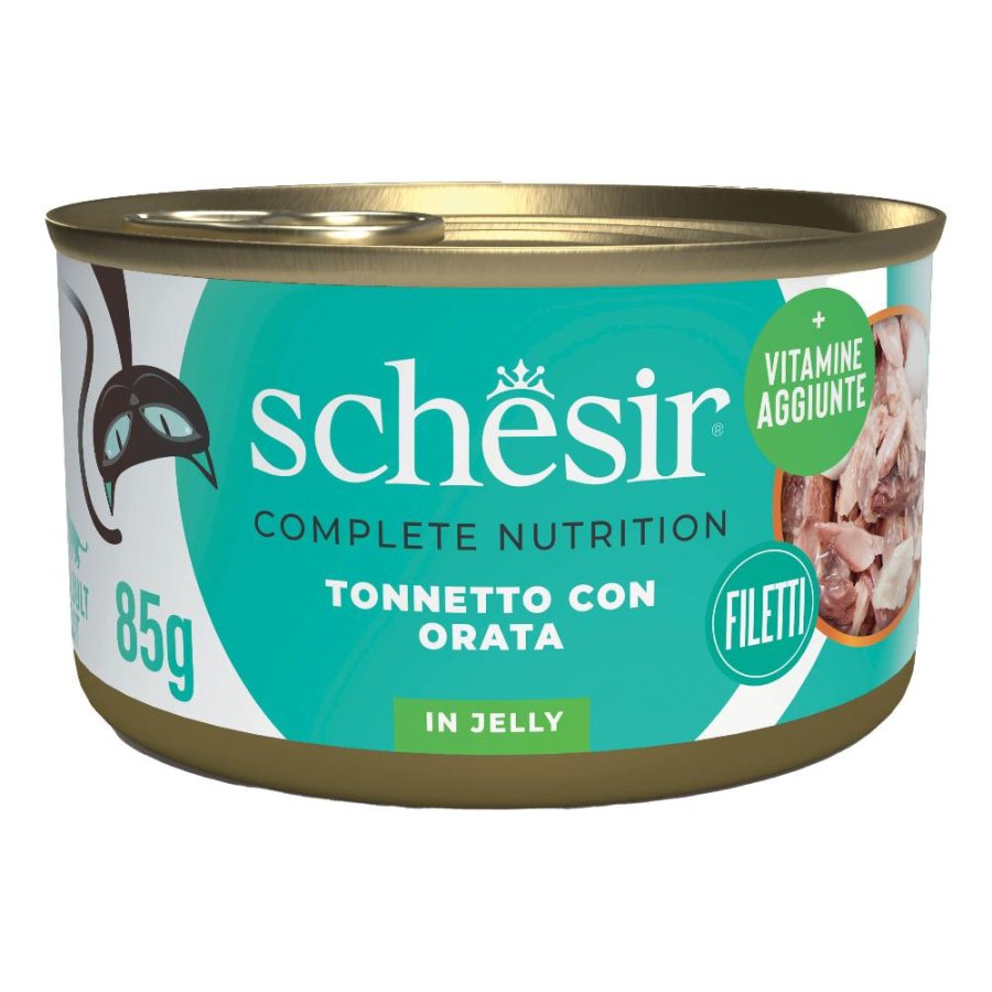 SCHESIR GATTO JELLY TONNETTO ORATA 85GR (lattina)